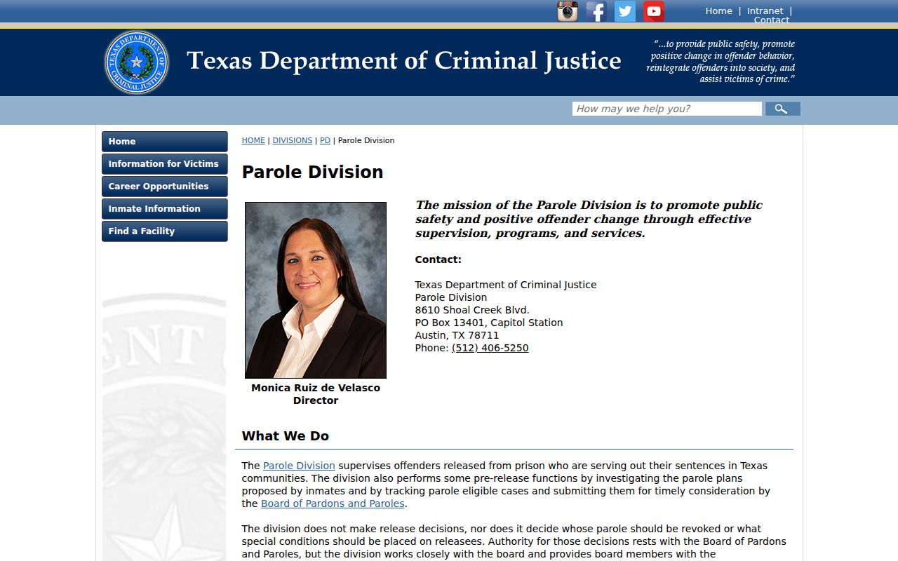 Bogata criminal record state parole division source