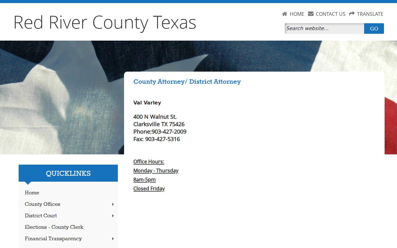 Clarksville criminal case records County Attorney office source