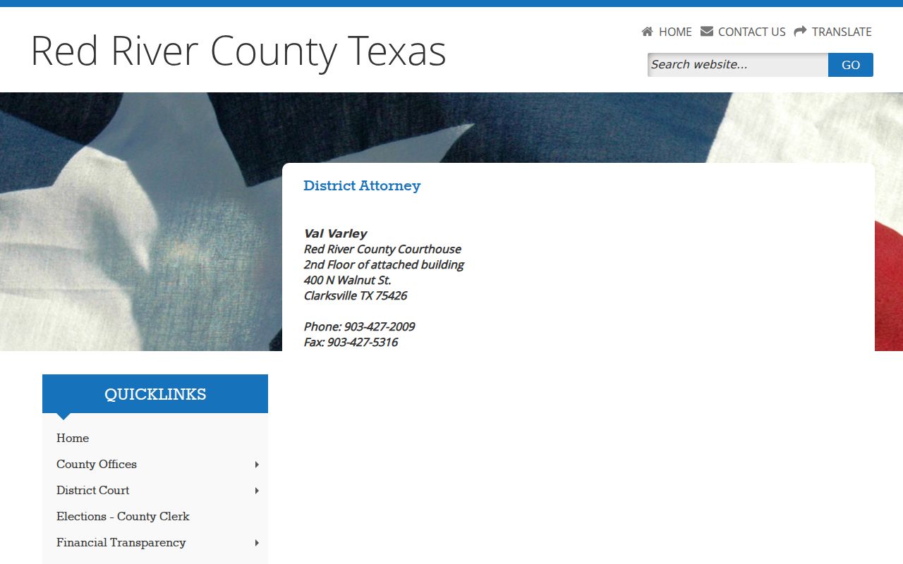 Clarksville criminal record flow through District Attorney source
